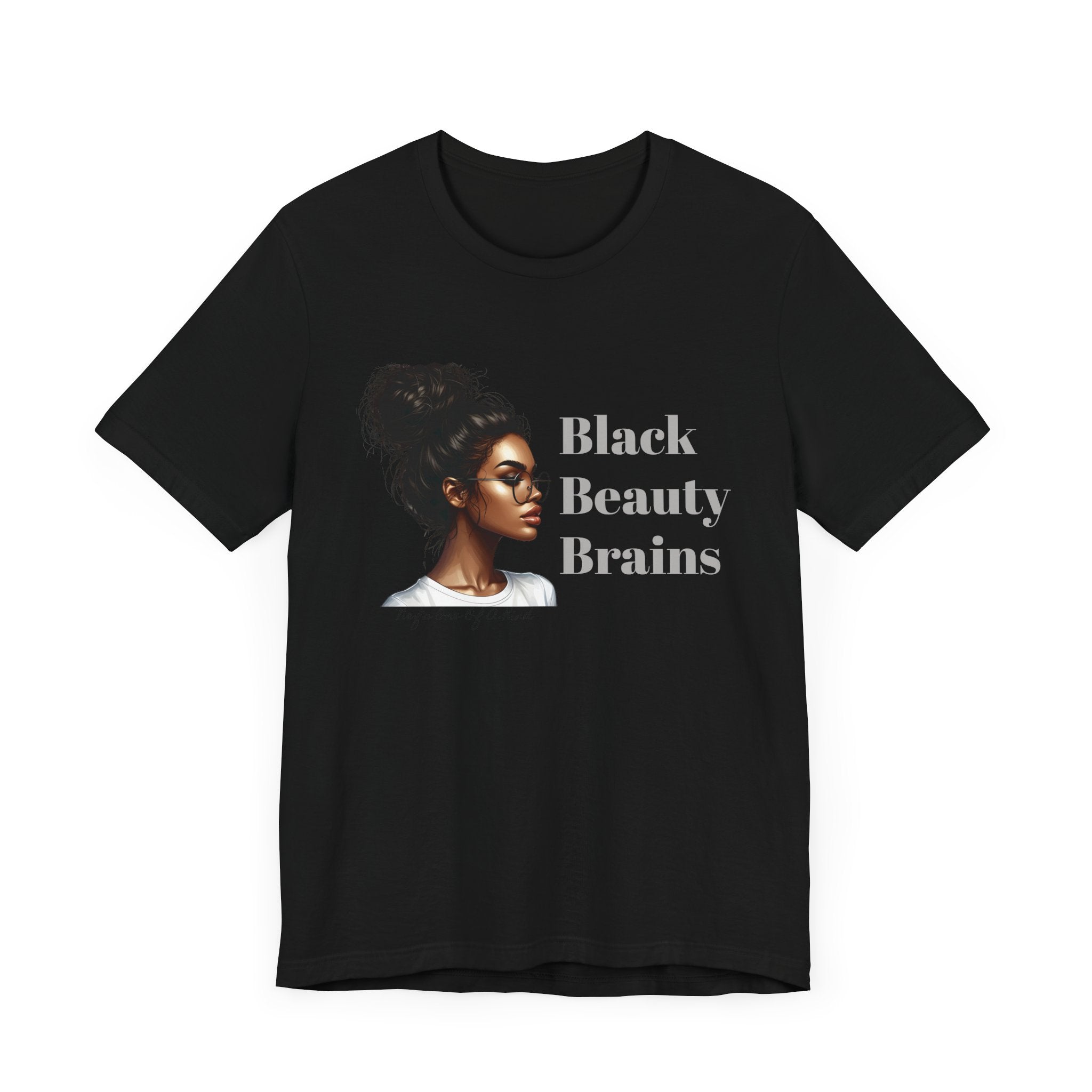 Black, beauty and Brains Sleeve Tee